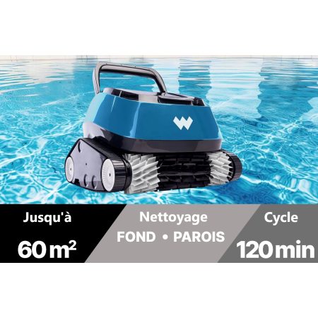 Robot fond et parois AZURO WARRIOR 2 - 14m3/h