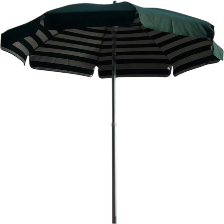 Parasol VENEZIA Duplex 200/8 cm Vert et Blanc