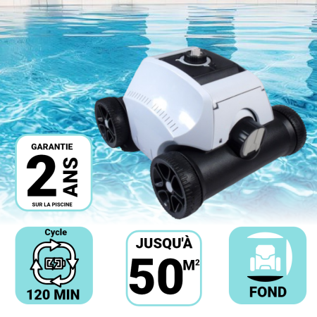 Robot piscine Fond ROBOTCLEAN ACCU POOL Sans Fil-1