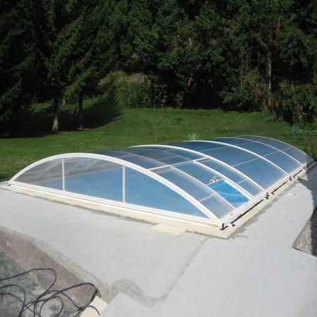 Abri de piscine Relevable sur Mesure