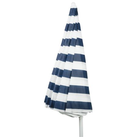 Parasol PECHINO rayé Blanc et Bleu