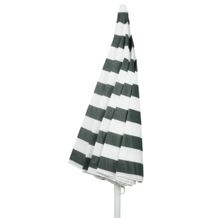 Parasol PECHINO rayé Blanc et Vert