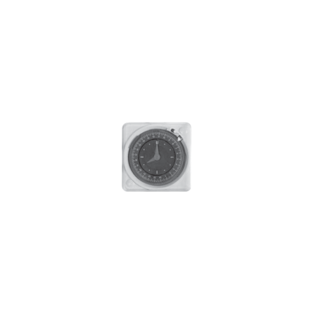 Horloge de programmation avec réserve de marche sur rail