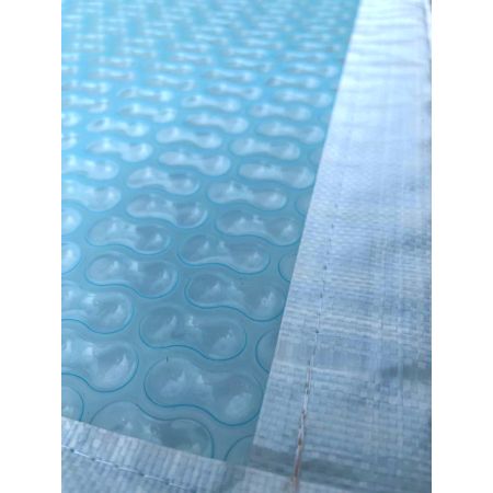 Bâche à bulle 500μ Géobulle Translucide pour piscine carrée 320 x 320 cm