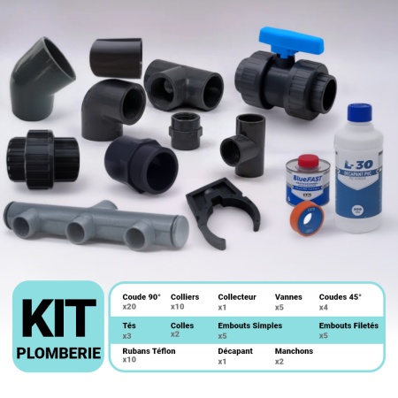 Kit Plomberie Piscine 50 mm - LEKINGSTORE