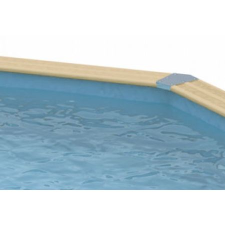 Liner Bleu uni 75/100 ∅434 x H131 cm