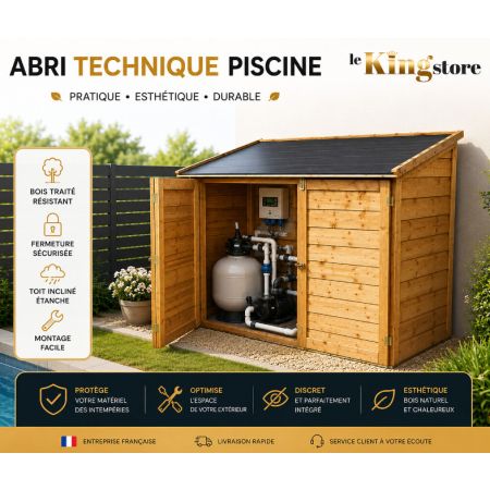 Le coffre de jardin en bois Trocadéro de 1200L est un ajout pratique et élégant à votre espace extérieur. Fabriqué en bois de qualité, il offre une solution de rangement fiable pour vos affaires d'extérieur. Avec sa grande capacité de stockage et son desi