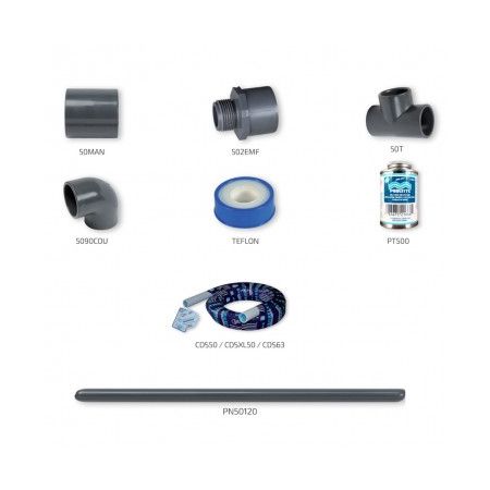 Kit plomberie pour bassin 8 X 4 avec CDS