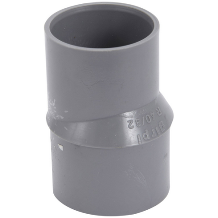 Raccord PVC évacuation Réduction Excentrée MF 100X50mm