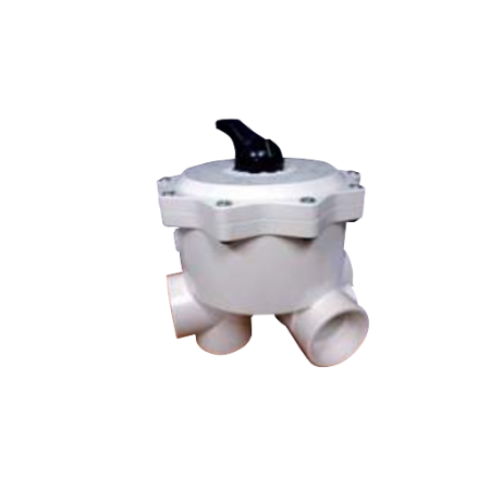 Vanne 6 voies générique Praher pour modèle Hydroswim 760 & 900 mm Vanne + Coude + Raccords