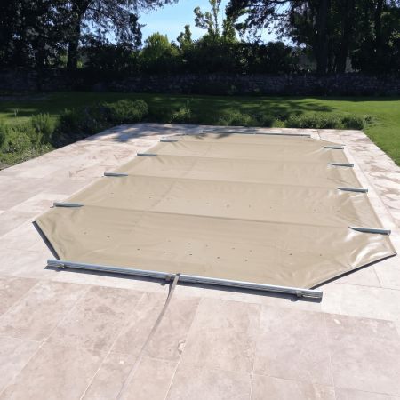 Bâche à barres pour Piscine Azura 490x355 - H130cm