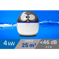 Pompe à chaleur Penguin 4 kW pour piscine de 25m3