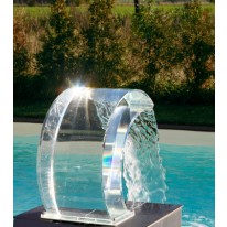 Cascade Transparente pour Piscine 