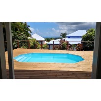 Piscine en bois 