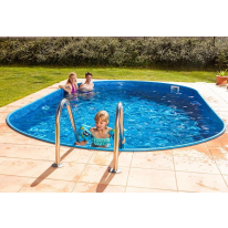 Piscine Allongée Ibiza Acier à enterrer 5.25 x 3.2 x 1.2 m