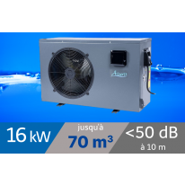 Pompe à chaleur Inverter 16 kW + WiFi pour piscine de 70m3