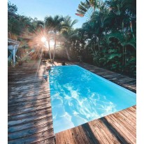 Kit Piscine Bois Hors Sol Rectangulaire Luxe  620x420 x 130 cm