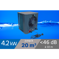 Pompe à chaleur Heatermax Compact 4.2 kW pour piscine de 10 m3 