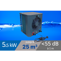 Pompe à chaleur Heatermax Compact 5.5 kW pour piscine de 25m3