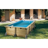 Piscine Bois NORTLAND UBBINK Azura 505cm x 350cm x 126cm LEKINGSTORE