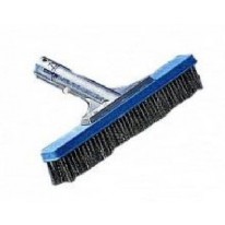 Brosse fond anti algues inox 26 cm pour piscine 