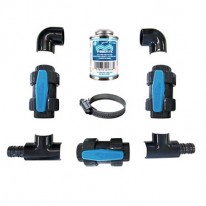 Kit by-pass piscine hors-sol pour pompe à chaleur.