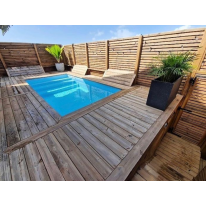 Kit Piscine Bois Hors Sol Rectangulaire Tamara 425 x 325 x 130 cm