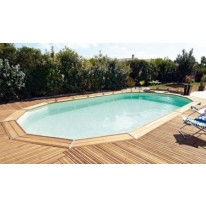 Piscine Bois MAEVA 753 x 434 x 150 cm avec Escalier DURAPIN