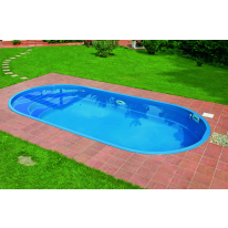 Piscine Coque en Fibre de Verre IKAROS 6.0x3.0x1.4 m
