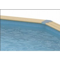 Liner Bleu 60/100ème pour piscine Octogonale Allongée 505 x 355 x H130 cm