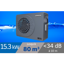 Pompe à chaleur Poolex Jetline 15.3 kW pour piscine de 65-80m3