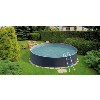 Piscine en acier Azuro D3.6 x H1.2 m Gris/ Blanc