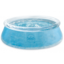 Piscine gonflable ronde Transparente ⌀ 2.44 m x 76 cm