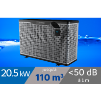 Pompe à chaleur Platinium Boost 20.5 kW pour piscine de 40-110m3