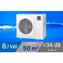 Pompe à chaleur Spark 8.7 kW pour piscine de 40-50m3