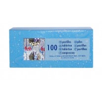 Recharges de pilules acide cyanurique boite de 100 pour piscine