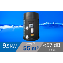 Pompe à chaleur TONGA 9.5 kW pour piscine de 35-55m3