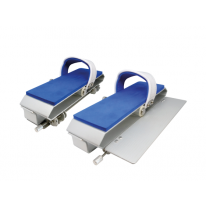 Waterflex Kit de 2 pédales à clapet double vitesse ADS - Bleu
