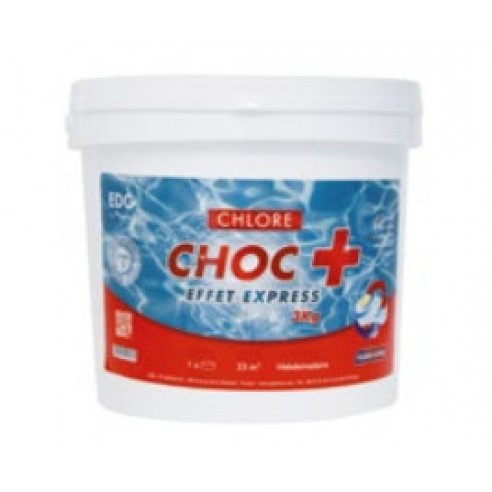 Chlore Choc galets 3Kg effet express  pour Piscine