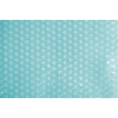 Bâche à bulles 400μ Transparente pour piscine octogonale allongée 800x457cm
