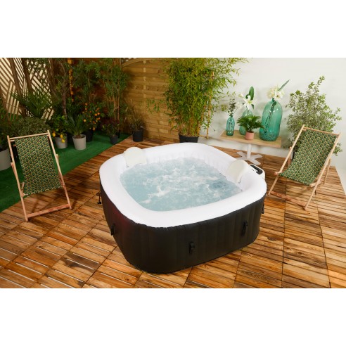SPA gonflable MAMBO carré - 4 places - 154x 154x H65 cm