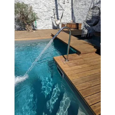 Canon Jet d'eau Inox AISI pour piscine
