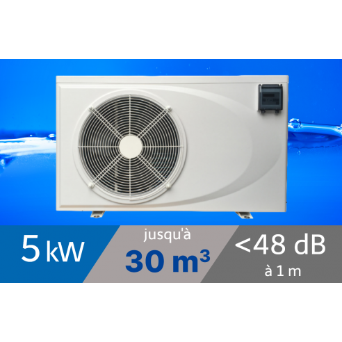Pompe à chaleur Premium 5 KW pour piscine de 10-30m3