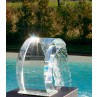Cascade MAMBA Transparente LED pour piscine