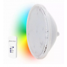 Lampe LED format PAR56 plate couleur 90 LED RGB + télécommande AQUALUX