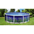 Piscine Ronde OCEANO Acier Décoration Aquatique 640 x 120 cm