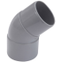 Raccord PVC évacuation Coude 45° 100mm MF
