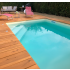 Piscine Bois Luxe Rectangulaire avec Escalier d'angle 620x420x130cm