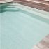 Piscine Bois Luxe Rectangulaire avec Plage Immergée + Escalier d'Angle 420x320x145 cm