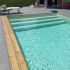 Piscine Bois Supreme Rectangulaire avec Escalier 1220x520x145cm